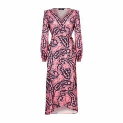 Wallis Pink Animal Print Wrap Dress For Female 12 Wallis Pink Animal Print Wrap Dress For Female -Cheap Wallis Store unnamed file 1985