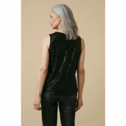 Wallis Sequin V Neck Cami For Female -Cheap Wallis Store unnamed file 1989