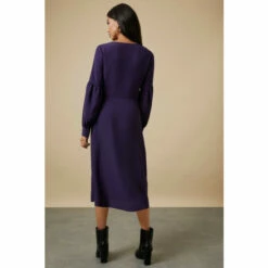 Wallis Plain Purple Prairie Volume Sleeve Dress For Female 10 Wallis Plain Purple Prairie Volume Sleeve Dress For Female -Cheap Wallis Store unnamed file 1996