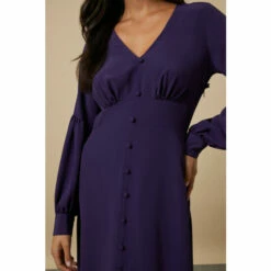 Wallis Plain Purple Prairie Volume Sleeve Dress For Female 11 Wallis Plain Purple Prairie Volume Sleeve Dress For Female -Cheap Wallis Store unnamed file 1997