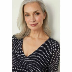 Wallis Tall Navy Patchwork Spot Floral Flute Sleeve For Female -Cheap Wallis Store unnamed file 200