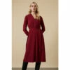 Wallis Berry Jersey Belted Shirt Dress For Female