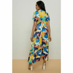 Wallis Petite Floral Button Detail Sleeve Dress For Female -Cheap Wallis Store unnamed file 2020