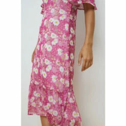 Wallis Pink Floral Tea Dress For Female -Cheap Wallis Store unnamed file 2033