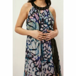 Wallis Petite Butterfly Halter Neck Maxi Dress For Female -Cheap Wallis Store unnamed file 2055
