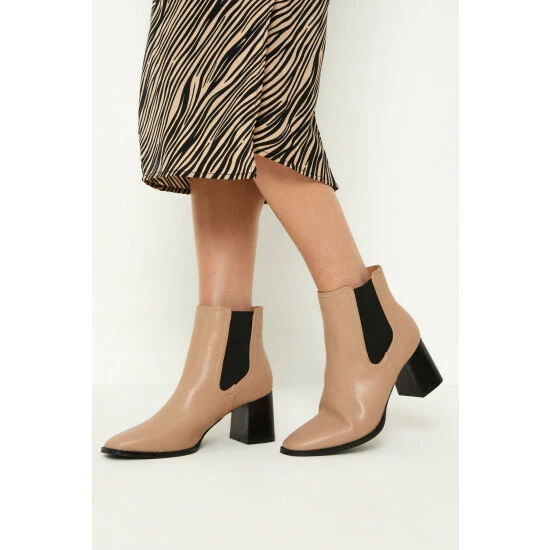 Wallis Alex Flared Heel Chelsea Boots For Female 3 Wallis Alex Flared Heel Chelsea Boots For Female