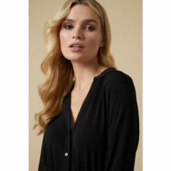 Wallis Black Jersey Belted Shirt Dress For Female -Cheap Wallis Store unnamed file 2083