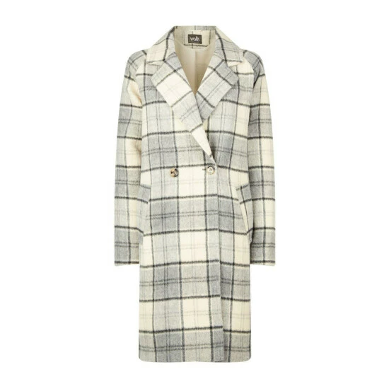 Wallis Check Coat For Female 7 Wallis Check Coat For Female - Image 5