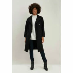 Wallis Midi Military Button Detail Coat For Female -Cheap Wallis Store unnamed file 2116