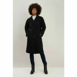 Wallis Midi Military Button Detail Coat For Female -Cheap Wallis Store unnamed file 2120