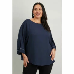 Wallis Curve Stud Detail Overlayer Top For Female -Cheap Wallis Store unnamed file 2135