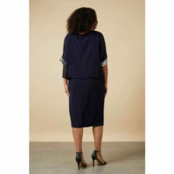 Wallis Curve Sequin Trim Sleeve Overlayer Dress For Female -Cheap Wallis Store unnamed file 2138