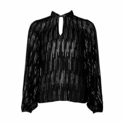 Wallis Metallic Stripe Ruffle Blouse For Female -Cheap Wallis Store unnamed file 2219