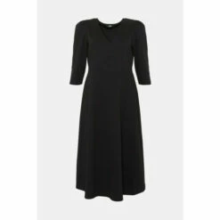 Wallis Black Ponte Midi Dress For Female 13 Wallis Black Ponte Midi Dress For Female -Cheap Wallis Store unnamed file 2226