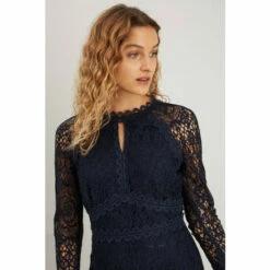Wallis Lace Crochet Mix Midi Dress For Female -Cheap Wallis Store unnamed file 2250
