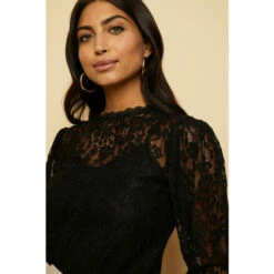 Wallis Lace Overlay Blouse For Female -Cheap Wallis Store unnamed file 2293