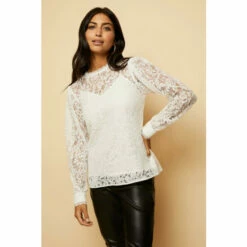 Wallis Lace Overlay Blouse For Female -Cheap Wallis Store unnamed file 2296