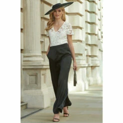 Wallis Lace Bodice Wide Leg Jumpsuit For Female -Cheap Wallis Store unnamed file 2325