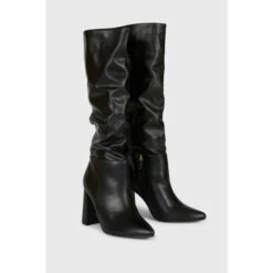 Wallis Krista Heeled Pointed Ruched Long Boots For Female -Cheap Wallis Store unnamed file 2393
