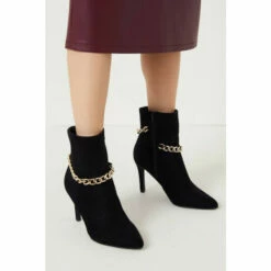 Wallis Moriah Chain Detail Heeled Ankle Boots For Female -Cheap Wallis Store unnamed file 2425