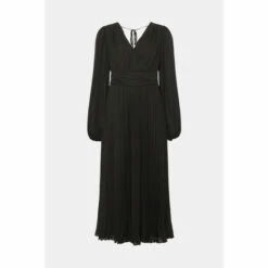 Wallis Pleated Wrap Maxi Dress For Female -Cheap Wallis Store unnamed file 2465