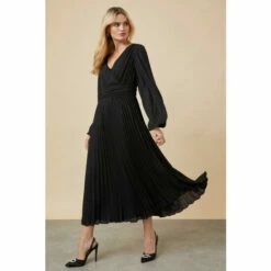 Wallis Pleated Wrap Maxi Dress For Female -Cheap Wallis Store unnamed file 2466