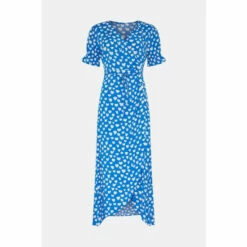 Wallis Heart Print Wrap Dress For Female -Cheap Wallis Store unnamed file 2478
