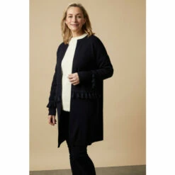 Wallis Navy Tassle Coatigan For Female -Cheap Wallis Store unnamed file 2487