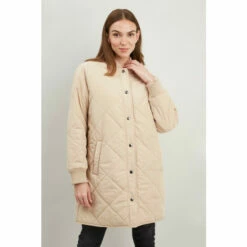 Wallis Petite Quilted Mid Length Coat For Female -Cheap Wallis Store unnamed file 25