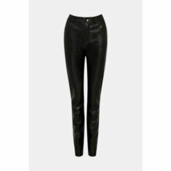 Wallis Tall Black Faux Leather Jeans For Female -Cheap Wallis Store unnamed file 2503