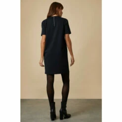 Wallis Navy Zip Ponte Shift Dress For Female -Cheap Wallis Store unnamed file 2513