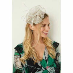 Wallis Silver Flower Detail Fascinator For Female -Cheap Wallis Store unnamed file 252