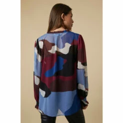 Wallis Abstract Print Tie Neck Blouse For Female 10 Wallis Abstract Print Tie Neck Blouse For Female -Cheap Wallis Store unnamed file 2525