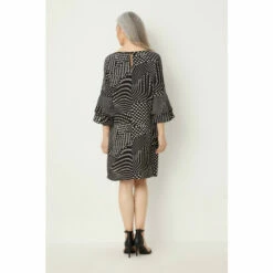 Wallis Black Patchwork Spot Shift Dress For Female -Cheap Wallis Store unnamed file 2565