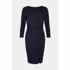 Wallis Navy Knot Side Jersey Dress For Female -Cheap Wallis Store unnamed file 2574