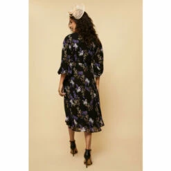 Wallis Floral Plisse Wrap Midi Dress For Female -Cheap Wallis Store unnamed file 2583