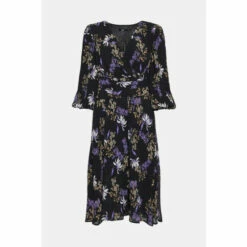 Wallis Floral Plisse Wrap Midi Dress For Female -Cheap Wallis Store unnamed file 2585