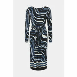 Wallis Black Swirl Border Tie Waist Jersey Dress For Female 12 Wallis Black Swirl Border Tie Waist Jersey Dress For Female -Cheap Wallis Store unnamed file 2599