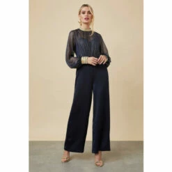 Wallis Gold Foil Embellished Jumpsuit For Female -Cheap Wallis Store unnamed file 2646