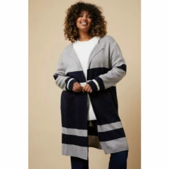 Wallis Curve Multi Stipe Coatigan For Female -Cheap Wallis Store unnamed file 2660