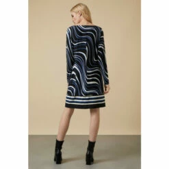 Wallis Black Swirl Border Print Jersey Shift Dress For Female -Cheap Wallis Store unnamed file 2676