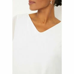Wallis Ivory V Neck Overlayer Top For Female -Cheap Wallis Store unnamed file 279