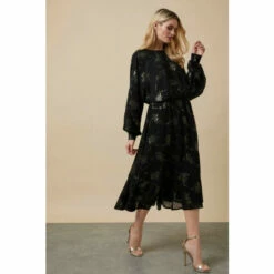 Wallis Dobby Foil Print Dress For Female 13 Wallis Dobby Foil Print Dress For Female -Cheap Wallis Store unnamed file 2817