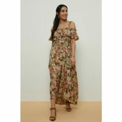 Wallis Petite Metallic Strappy Bardot Dress For Female -Cheap Wallis Store unnamed file 2819