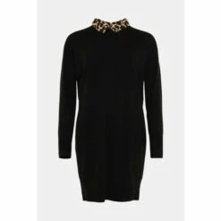 Wallis Animal Collar Knitted Dress For Female -Cheap Wallis Store unnamed file 2828