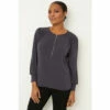Wallis Grey Zip Jersey Top For Female -Cheap Wallis Store unnamed file 283