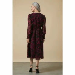 Wallis Berry Tiger Twist Front Midi Dress For Female -Cheap Wallis Store unnamed file 2889