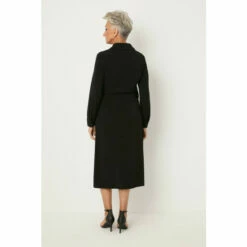 Wallis Petite Black Pocket Detail Belted Shirt Dress For Female -Cheap Wallis Store unnamed file 2930