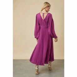 Wallis Pleated Wrap Maxi Dress For Female -Cheap Wallis Store unnamed file 2950