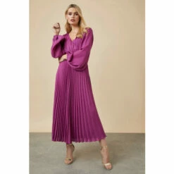 Wallis Pleated Wrap Maxi Dress For Female -Cheap Wallis Store unnamed file 2953